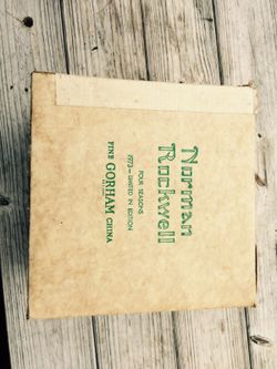 1973 new old stock Norman Rockwell plates