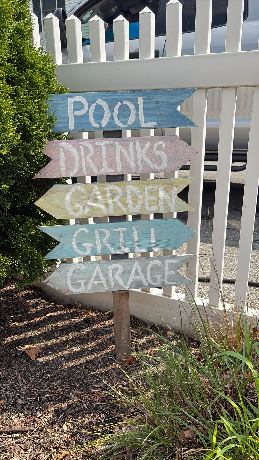 Handmade wood sign