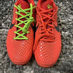 Nike Kobe 6 Protro Reverse Grinch Size 10/5