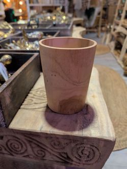 Small Wooden Cup or Holder
