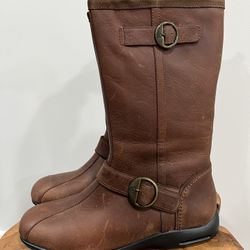 Nike Air Waterproof Midcalf Leather Boot Women 8 B