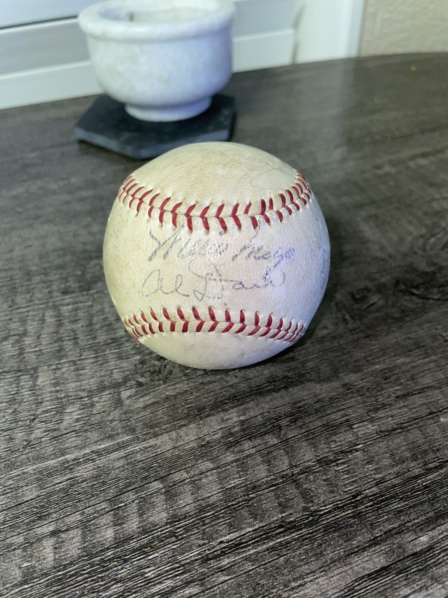 Willie Mays/1962 Giants Signed Ball