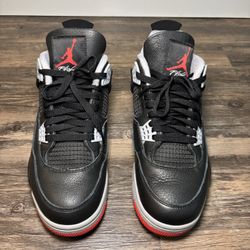 Size 10 - Air Jordan 4 Retro Bred Reimagined