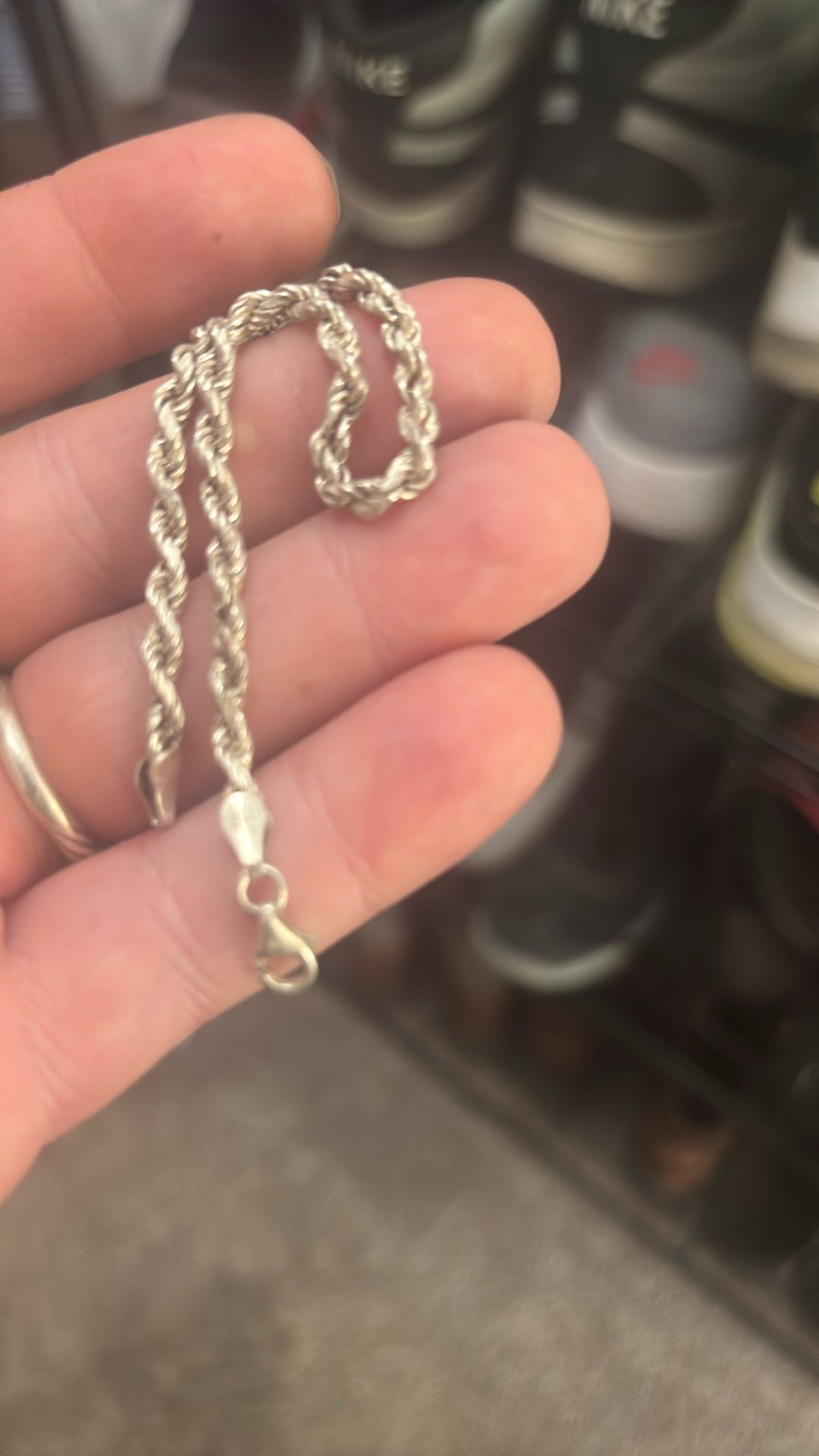 Really Cool Looking Vintage 925 Italian Silver Bracelet 