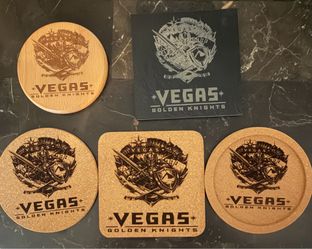 Custom laser engraved coasters