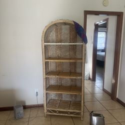 Rattan Bookshelf 