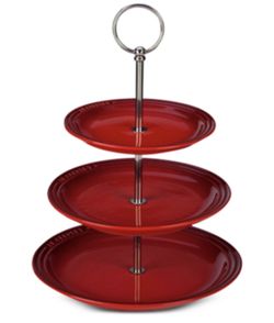 Le creuset 3 tier cake stand