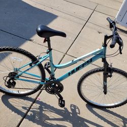 HUFFY ROCK CREEK  ALL TERRAIN 17INCH FRAME SHIMANO EQUIPPED TUNED UP AND READY 26X1.95 TIRES BICYCLE WORKS AS IT SHOULD USED A FEW TIMES Well Kept 