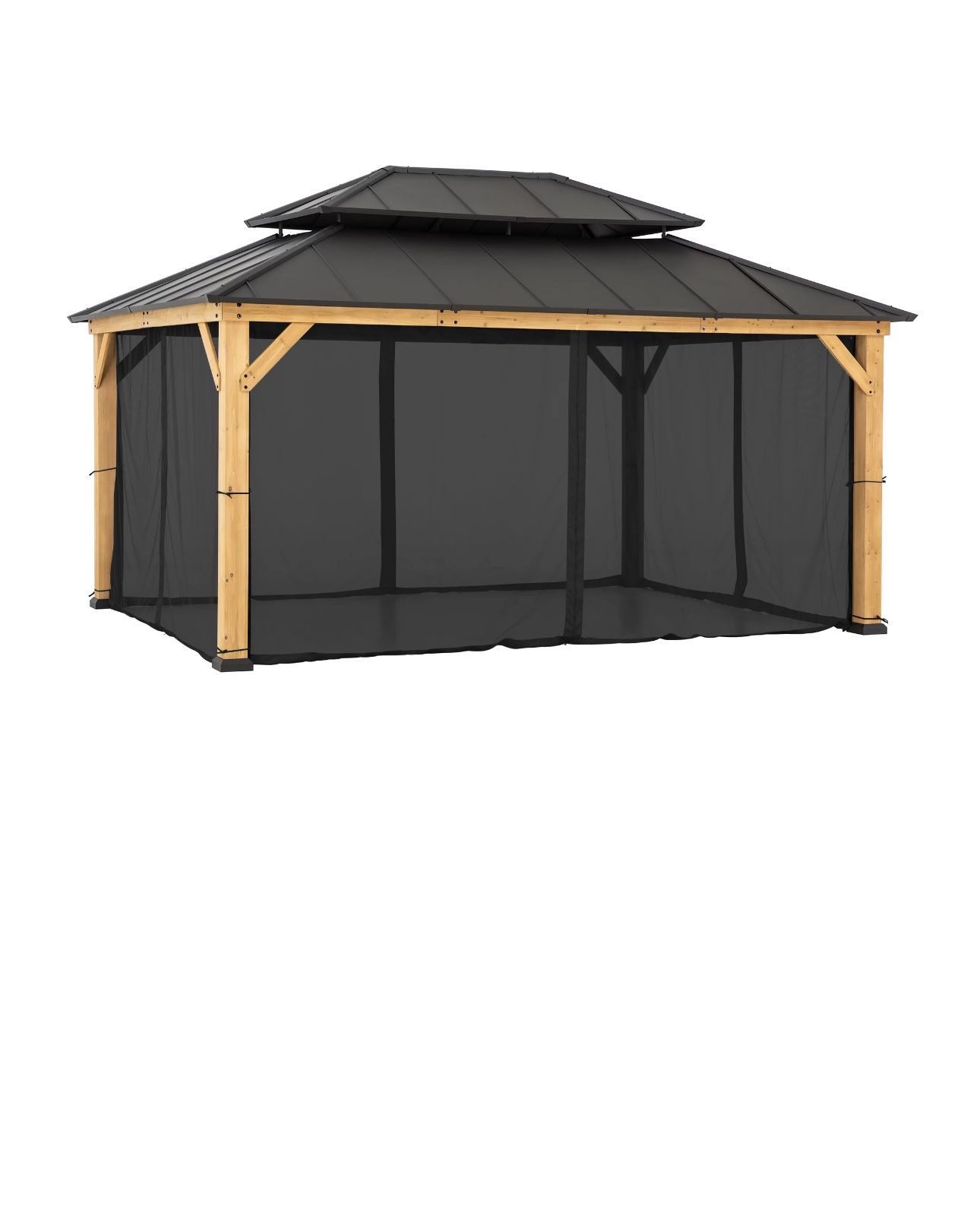 Sunjoy Universal Mosquito Netting for 12 ft. ×16 ft. Gazebos