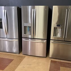 GE Stainless Steel Bottom Freezer Refrigerator‼️