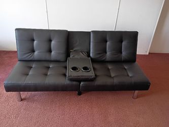 Modern futon Sofa Bed ( Free Delivery if Needed)