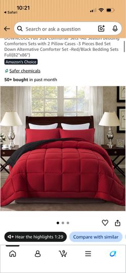 Full size comforter set