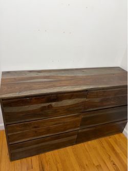 Solid wood dresser