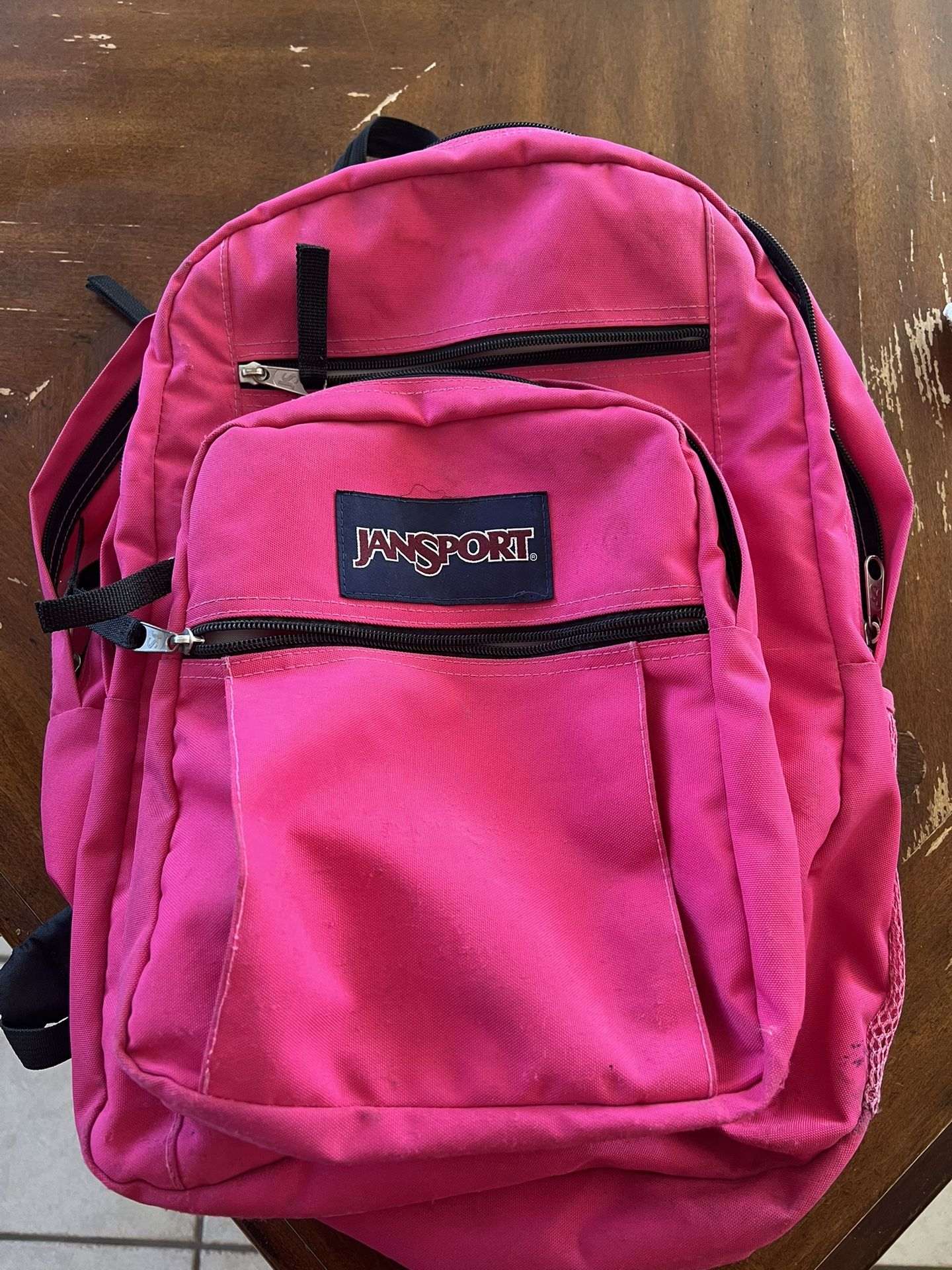 Pink Jansport Backpack