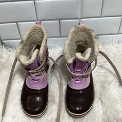Sorel Tivoli Mid Waterproof Snow Duck Boots Pink Size 3
