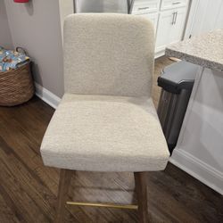 Swivel counterweight barstools (3)