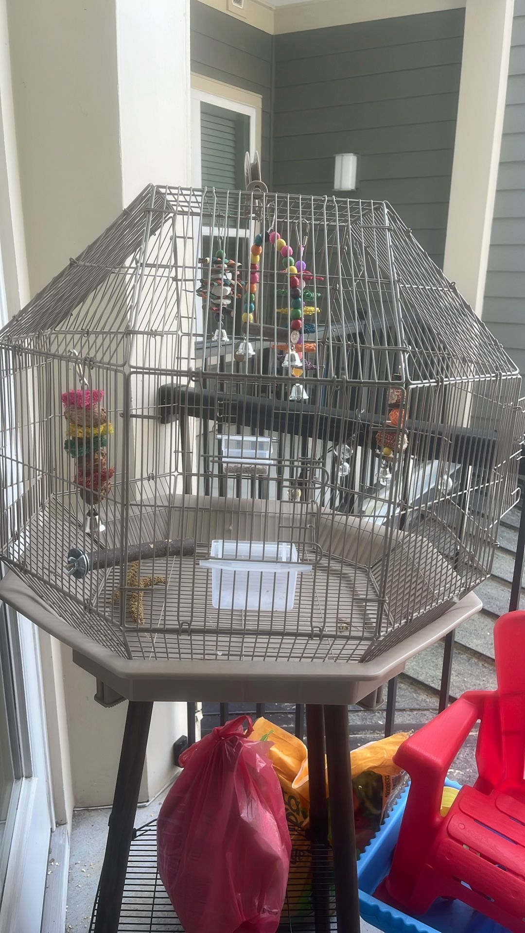 Birds Cage With It’s Accessories