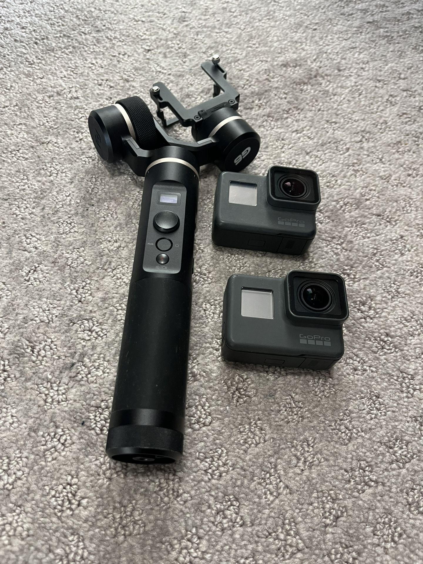 2 (Two) GoPro Hero 5 + FeiyuTech G6 Gimbal