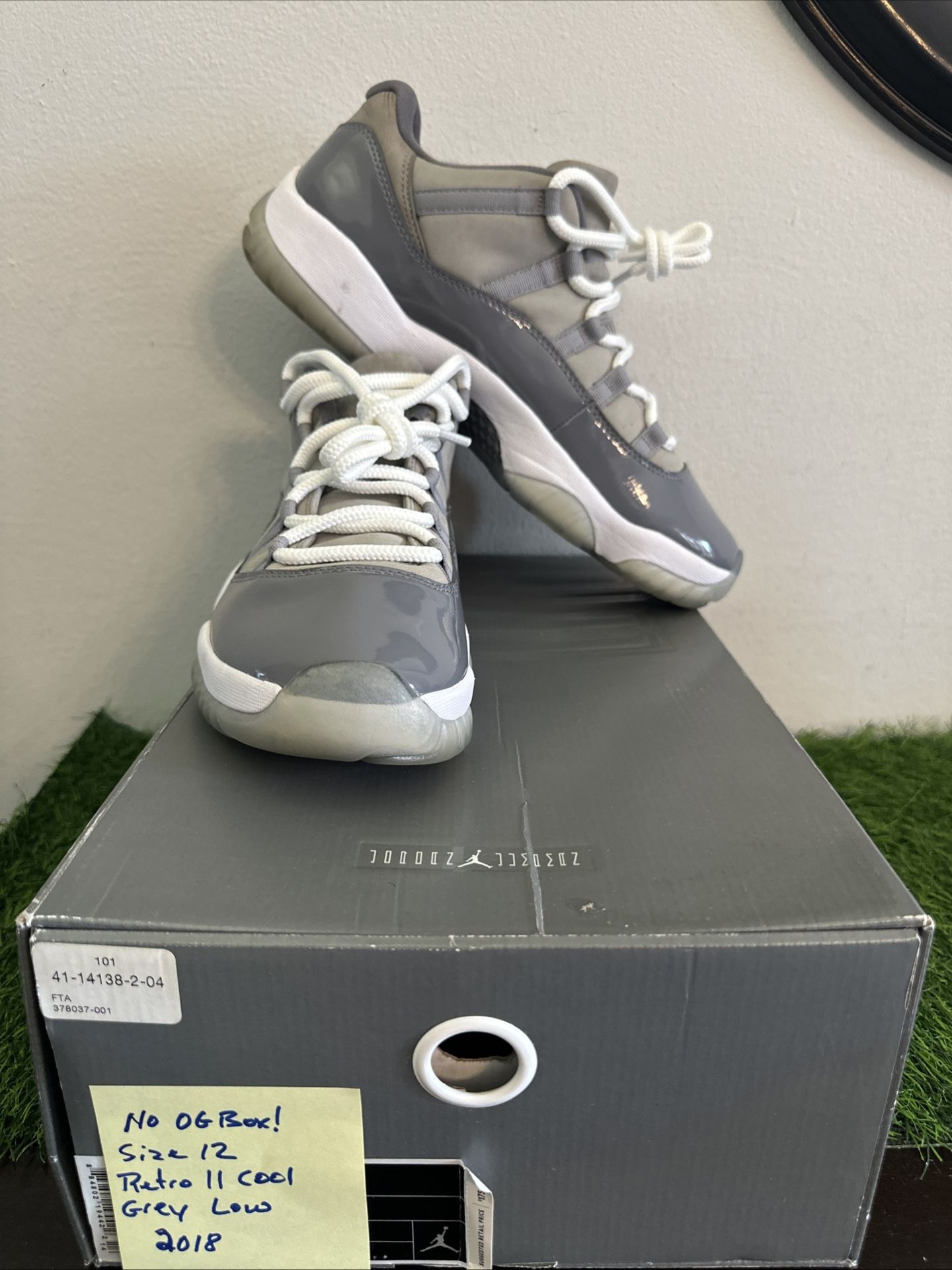 Air Jordan 11 Retro 2018 Cool Grey Size 12 Replaced Insoles With New Comfy Ones