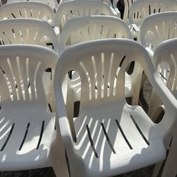 16 Stackable Chairs $10 Each