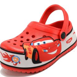 Kids Garden Clogs Toddlers Slip On Shoes Classic Cartoon Slippers Sandals Non-Slip Sole Slides Water Shoes