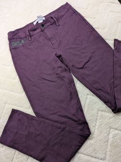 Calvin Klein Plum Straight-Leg Pants Size 6