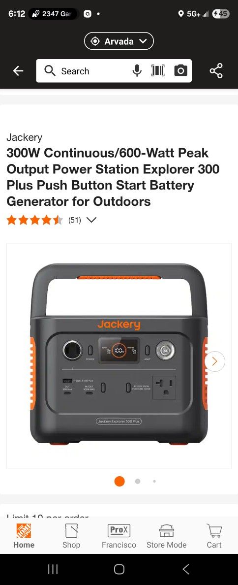 Jackery Portable Solar Gen