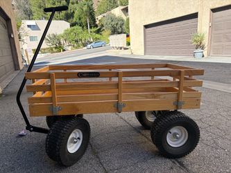 Cartwheels USA Heavy Duty Wooden Wagon – Excellent Condition