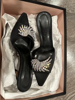 Piferi crystal embellished heels, brand new