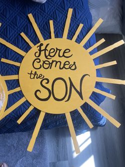 Wood Suns For Baby Shower