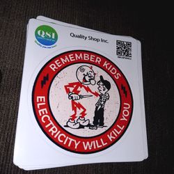 Electricity Sticker