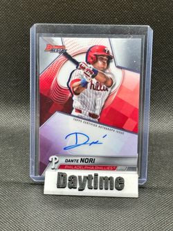 Topps 2025 Bowman's Best Best of 2025 Autographs Dante Nori Auto Phillies B25-DN