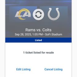 Rams Vs Colts