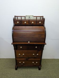 Vintage Roll Top Desk