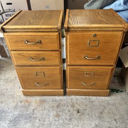 Wooden Filing Cabinets