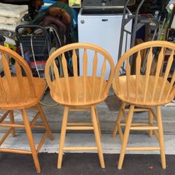 Wooden Bar Stools 