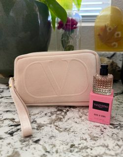 Valentino Wristlet and mini perfume Bundle