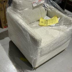 Cole And Rye Fabric Swivel Chair