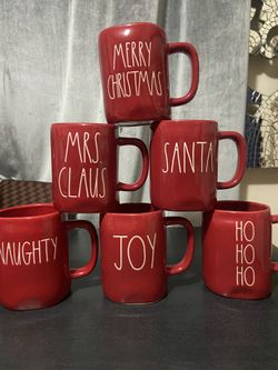 Rae Dunn Christmas mugs