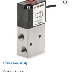 Aro
Solenoid Air Control Valve, 1/8 In, 120VAC
