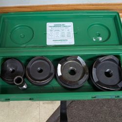 Greenlee 2 1/2" to 4" knockout punch set 