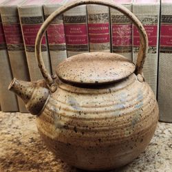 Handmade Glazed Stonware Tea Pot