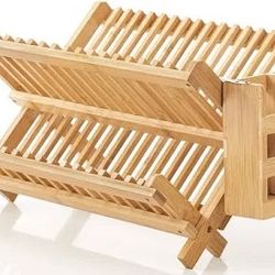Bamboo Dish Dryer Rack