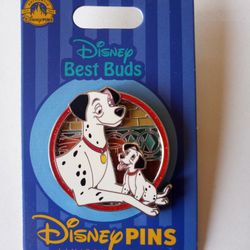 Disney Park's Pongo & Lucky Best Buds LE Pin