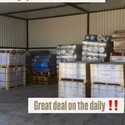 Flooring, Underlayment And Baseboards In Stock