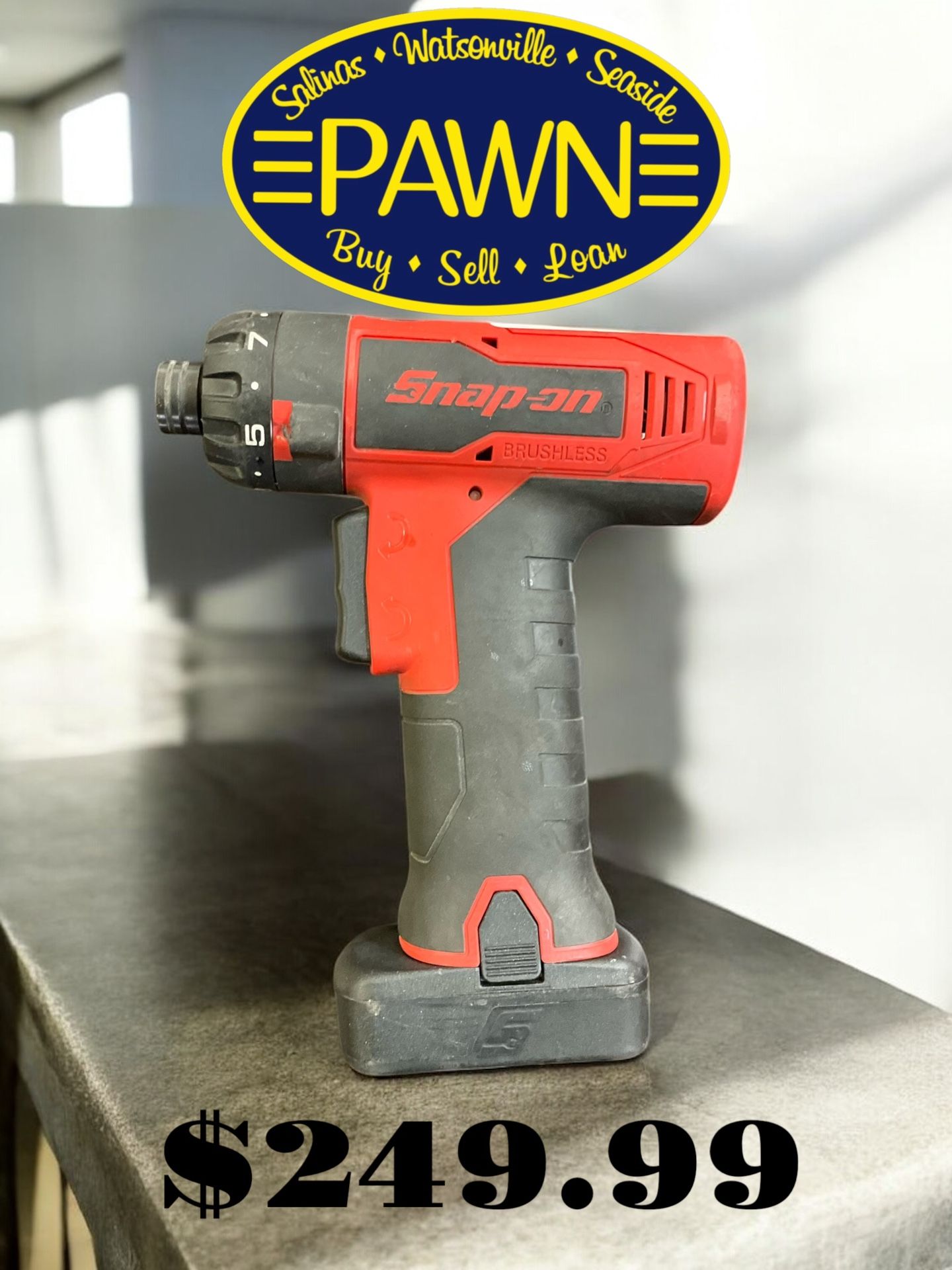 Snap On Cordless Screwdriver W/ Battery