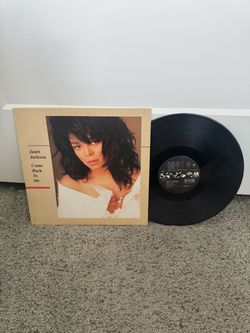 Janet Jackson “Come back to me” Vinyl Record $100