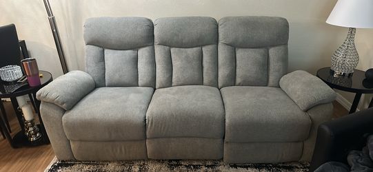 Couch With 2 Recliners $200