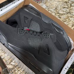 Black Cat Jordans 4s