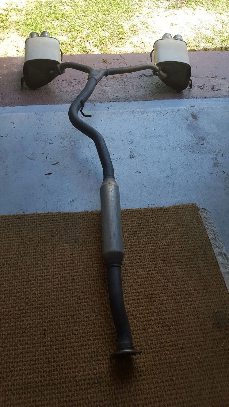 Exhaust system for 2013 subaru impresa wrx